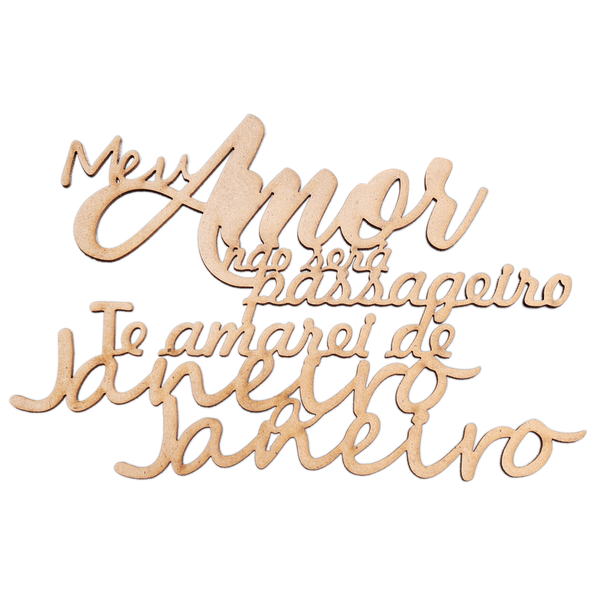 Frase Meu amor nao sera passageiro te amarei de janeiro a janeiro